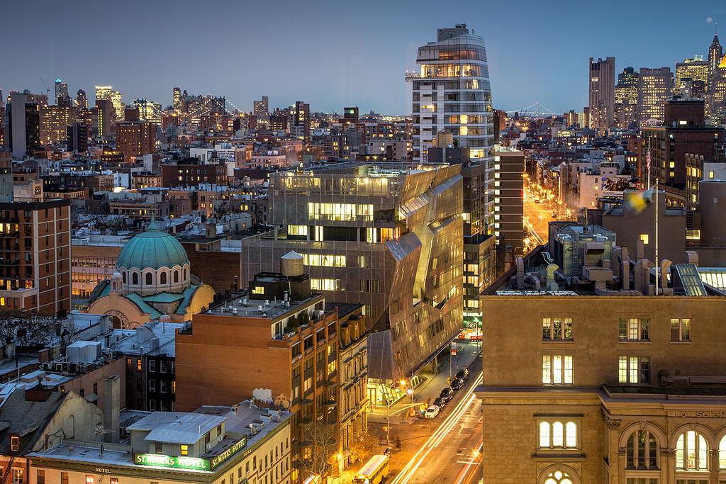Bowery at night