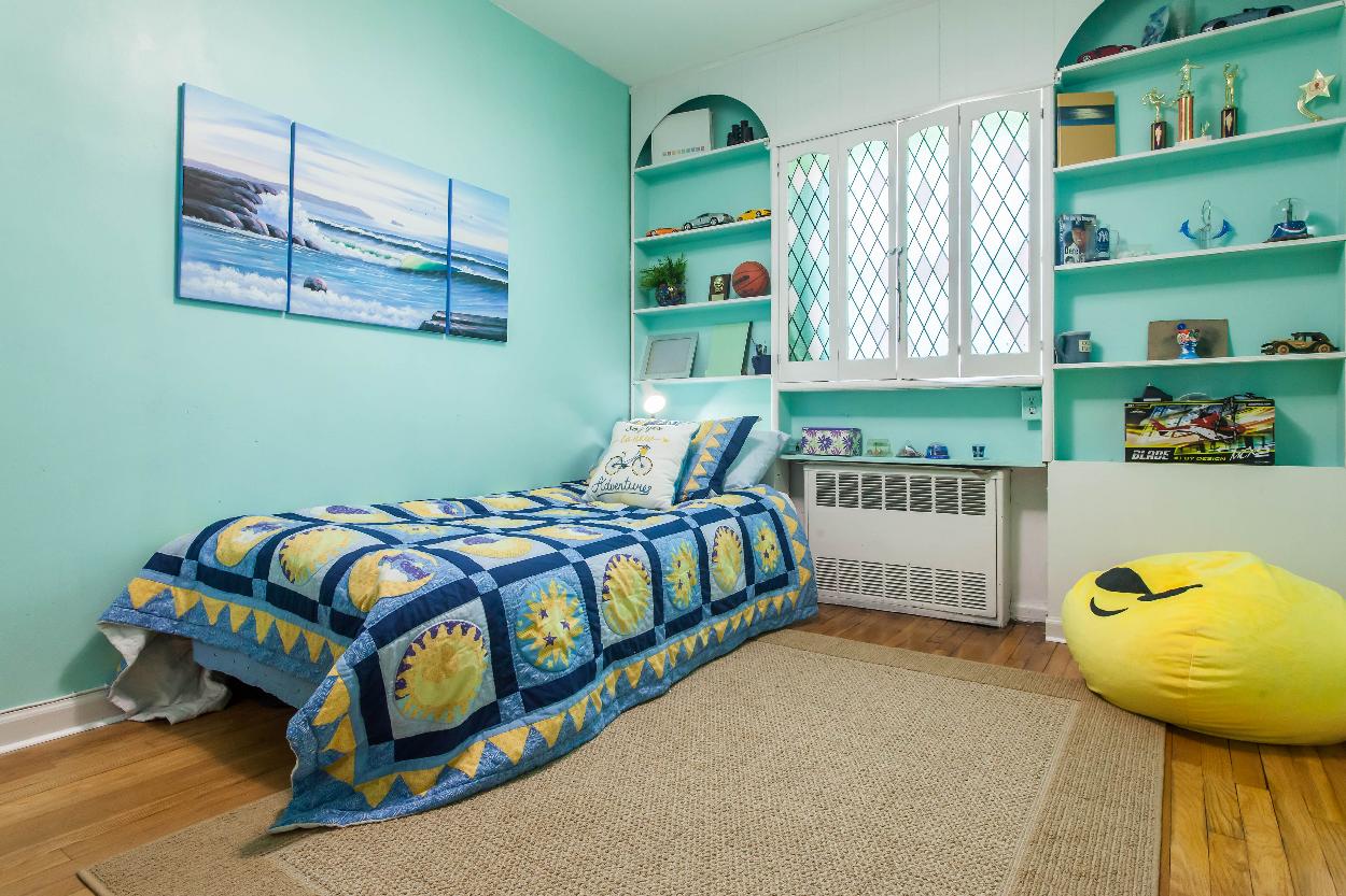Third Floor: Bedroom 3 hardwood floors and natural light