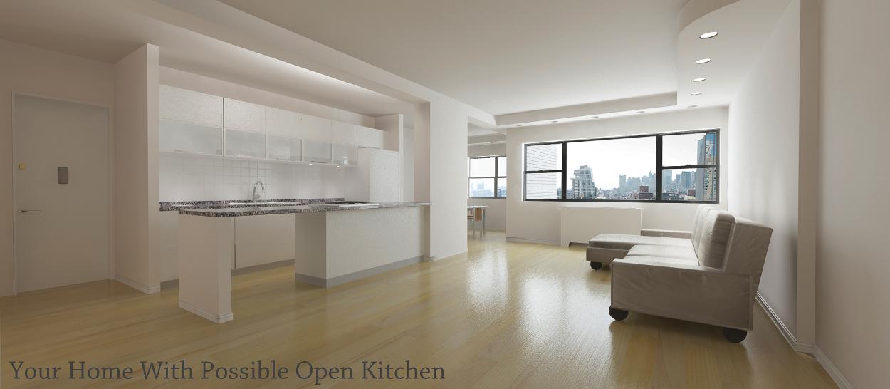 Possible open kitchen